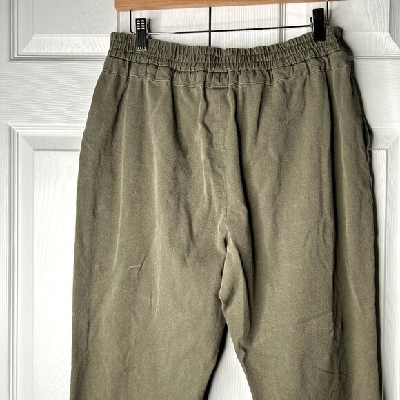 Kinly Green High Waisted Drawstring Waist Jogger Pants Women's Size Large L - Picture 9 of 12